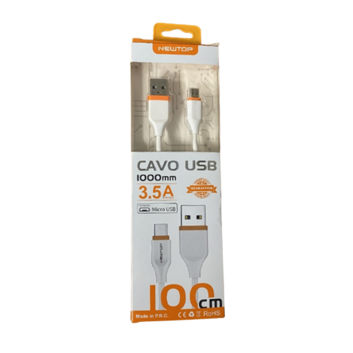 NEWTOP CAVO USB 3.5A OUTPUT MAX 1000MM