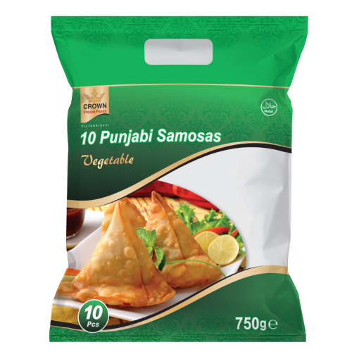 CROWN VEGETABLE PUNJABI SAMOSA 10PZ