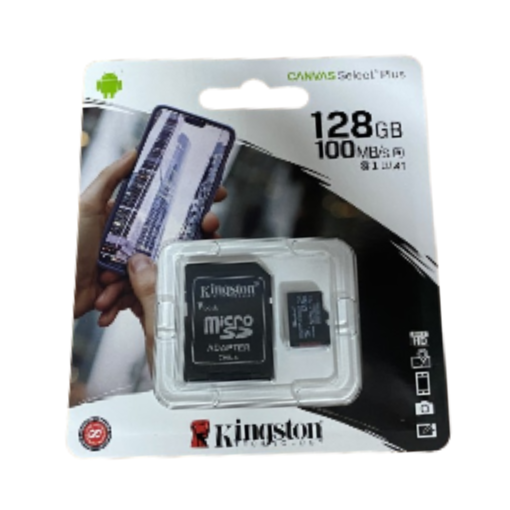 KINGSTON TECHNOLOGY MICRO SD ADOPTER 128GB-100MBS