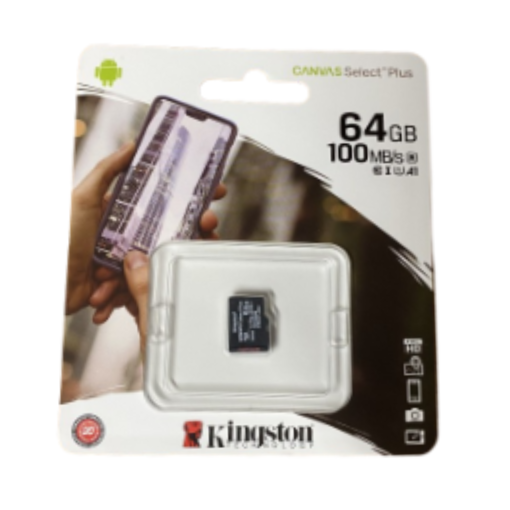 KINGSTON MICRO SD ADOPTER 64GB-100MBS