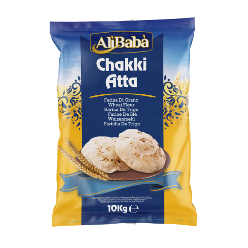 FARINA CHAKKI WHOLE WHEAT ALI BABA 10KG