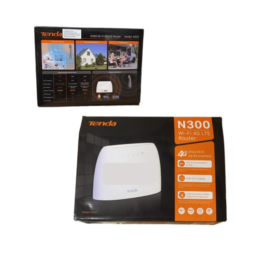 TENDA N300 WI-FI 4G LTE ROUTER MODEL 4G03