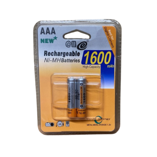 RECHARGEABLE NI-MH BATTERIES NEW 1600MAH