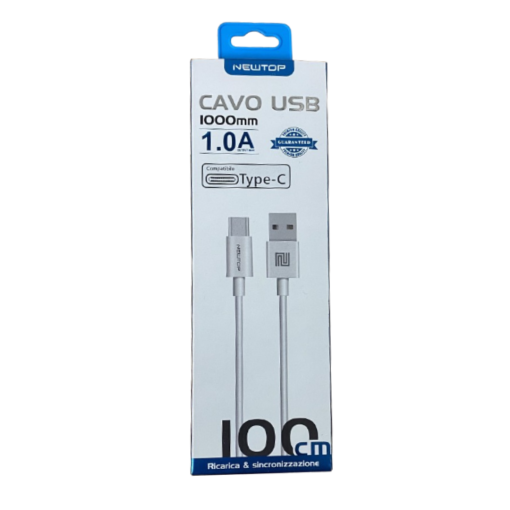 NEWTOP CAVO USB 1.0A-TYPE C 100CM