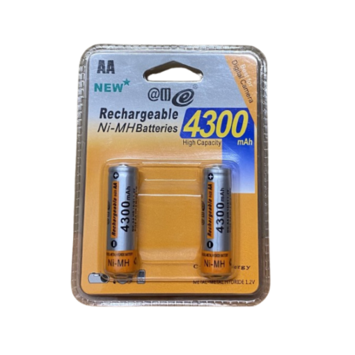 RECHARGEABLE NI-MH BATTERIES NEW 4300MAH/S:AA